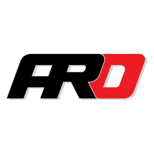 logo alto rendimiento deportivo dentro bola blanca